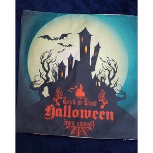 Happy Halloween Pillow Cover 17.5 x 17.5 square